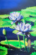 Lotus (ART-329-109107) - Handpainted Art Painting - 16in X 25in