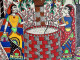 Rural India, (Village Scene 2) (ART-16748-108874) - Handpainted Art Painting - 23in X 16in