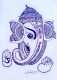 Pen Art (ART-16762-109218) - Handpainted Art Painting - 10in X 15in
