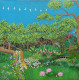 Wild Leopards (ART-16789-109213) - Handpainted Art Painting - 12in X 12in