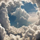 Movement Of The Clouds (PRT-16612-109225) - Canvas Art Print - 24in X 24in