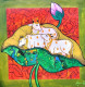 Traditional Cows (ART-82-109249) - Handpainted Art Painting - 24in X 24in