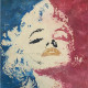 MESMERISING MARILYN MONROE (ART-1538-109304) - Handpainted Art Painting - 15in X 15in