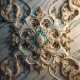 Marble Art 001 (PRT-16612-109523) - Canvas Art Print - 18in X 18in