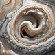 Marble Abstract 005 (PRT-16612-109552) - Canvas Art Print - 24in X 24in