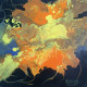 Abstract 30 (ART-1230-109587) - Handpainted Art Painting - 12in X 12in