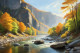River's Reflection, Nature's Perfection (PRT-16861-109671) - Canvas Art Print - 36in X 24in