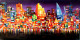 Night City (ART-1232-109652) - Handpainted Art Painting - 48in X 24in