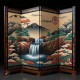 Oriental Art 004 (PRT-16612-109637) - Canvas Art Print - 18in X 18in