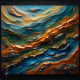 Abstract 0061 (PRT-16612-109747) - Canvas Art Print - 24in X 24in