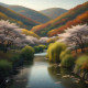Landscape 0021 (PRT-16612-109764) - Canvas Art Print - 24in X 24in