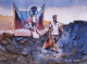 Echoes Of Labor (ART-7389-109817) - Handpainted Art Painting - 14in X 10in