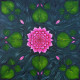 Lotus Pond (ART-464-109885) - Handpainted Art Painting - 24in X 24in