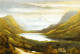 Golden Nature Scenery With Mountain View (PRT-8645-109947) - Canvas Art Print - 18in X 12in