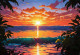 Golden Reflections (PRT-16861-110054) - Canvas Art Print - 36in X 25in