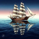 Marine Art 003 (PRT-16612-109987) - Canvas Art Print - 24in X 24in