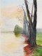 Landscape Painting, Acrylic Painting (ART-16809-110004) - Handpainted Art Painting - 24in X 32in