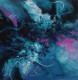 Abstract 41 (ART-1230-110067) - Handpainted Art Painting - 12in X 12in