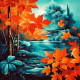 Nature Art 005 (PRT-16612-110410) - Canvas Art Print - 24in X 24in