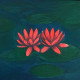 Waterlilies (ART-3512-110476) - Handpainted Art Painting - 10in X 10in