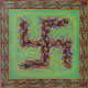 Swastik (ART-16938-110618) - Handpainted Art Painting - 28in X 28in