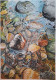 River Stones (ART-8424-110681) - Handpainted Art Painting - 12in X 16in