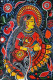 Graceful Lady (ART-16946-110670) - Handpainted Art Painting - 15in X 22in