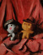 Puff Toys (ART-8576-110732) - Handpainted Art Painting - 15in X 19in