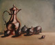Still Life With Onions (ART-8576-110728) - Handpainted Art Painting - 19in X 15in