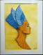 The Majesty Of Egypt (ART-5960-110913) - Handpainted Art Painting - 8in X 10in