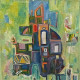 Green Life (PRT-16958-110914) - Canvas Art Print - 42in X 42in