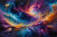 Cosmic Glow (PRT-15697-110797) - Canvas Art Print - 36in X 24in