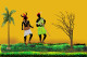 Tribal Art With Man And Woman (ART-16937-111030) - Handpainted Art Painting - 12in X 10in