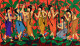 Passionate (ART-3324-111115) - Handpainted Art Painting - 57in X 33in