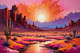 Eternal Horizons: A Landscape Of Hope And Warmth (PRT-15697-111205) - Canvas Art Print - 42in X 28in