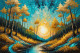 The Glow Of Dawn 03 (PRT-15697-111293) - Canvas Art Print - 48in X 32in