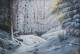 Young Winter (ART-5868-111509) - Handpainted Art Painting - 35in X 23in