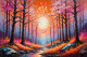 Where Colors Dance In Sunset's Gleam 07 (PRT-15697-111319) - Canvas Art Print - 48in X 32in