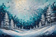 Winter Night's Dream 02 (PRT-16861-111526) - Canvas Art Print - 60in X 40in