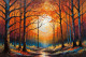 Where Colors Dance In Sunset's Gleam 15 (PRT-15697-111327) - Canvas Art Print - 48in X 32in