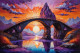 Diamond Islands Under Radiant Skies (PRT-15697-111505) - Canvas Art Print - 48in X 32in