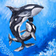 Whale | Secrets Of The Ocean (PRT-16516-111549) - Canvas Art Print - 18in X 18in