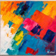 Abstract 0071 (PRT-16612-111534) - Canvas Art Print - 24in X 24in