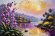 Golden Reflections In Ancient India (PRT-15697-111800) - Canvas Art Print - 60in X 40in