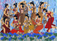 Musicians (ART-3324-111833) - Handpainted Art Painting - 66in X 44in