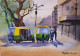 Resting Wheels (ART-7389-111851) - Handpainted Art Painting - 13in X 10in