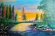 Nature Has Its Own Music (ART-7381-111999) - Handpainted Art Painting - 36in X 24in