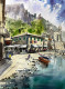 Awaiting For Owner (ART-8987-111960) - Handpainted Art Painting - 21in X 28in