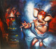 GANAPATI 4 (ART-17072-112023) - Handpainted Art Painting - 48in X 42in