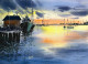 Colours Of Cloud (ART-8987-111939) - Handpainted Art Painting - 20in X 14in